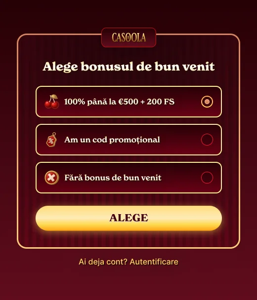 Înregistrare la Casoola Casino